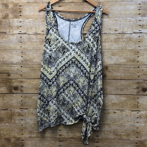 Lane Bryant Tops - 5/$25 Lane Bryant Racerback Tank Yellow Blk White